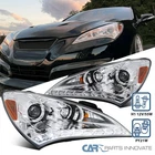 Fits 10-12 Hyundai Genesis 2DR Coupe Led Strip Projector Headlights Lamps New. Price: $266.95.
