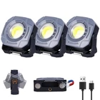 Kunhe 3 Pack 4000MAH 840 Lumens Magnetic Rechargeable Work Light Stepless New. Price: $44.20.