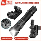 Ultrafire Tactical Edc Flashlight Holster 1350 High Lumens Rechargeable Police New. Price: $63.70.