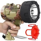 Buysight 1,000,000 Lm Rechargeable Led Spotlight Flashlight IP67 Waterproof Hand New. Price: $77.64.