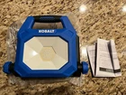 Kobalt 8000 -lumens Led Plug-in Portable Work Light Open. Price: $50.00.
