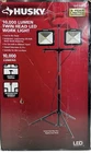 Husky 10000 Lumen Twin Head Led Work Light On Tripod Model 1003 989 701 New. Price: $85.00.