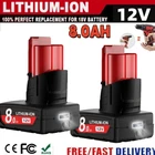 2PACK For Milwaukee 48-11-2460 M12 Lithium 8.0AH Extended Capacity Battery New. Price: $30.99.