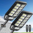 Lot Of 2 Deepn Solar Lights Outdoor 8000W, Street IP67 Open. Price: $80.00.