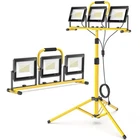 21000LM Led Work Lights With Stand: 3 Head Portable 16.5FT Co... New. Price: $97.89.