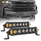 2PCS 7 Inch Slim Single Row Led Light Bar 60W Flood Spot Combo Beam Off Road ... New. Price: $127.39.