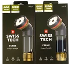 Swiss Tech (ferne 88033) 1,200 Lm Led Spotlight (lot Of 2) IP67 600M (free S&h) New. Price: $49.00.