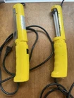 Pair Of Yellow Portable Work Fluorescent Trouble Lights, Tested Used. Price: $15.00.