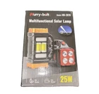 Hurry Bolt Solar/usb Rechargeable Powerful Hand Lamp Work Light HB-2678 New. Price: $18.99.