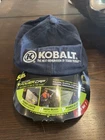 Kobalt Tools Cap Hat Led Lighted Brim Adjustable Cotton Headlamp Work New. Price: $16.00.
