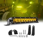 Chelhead Atv Led Light BAR11 Inch Driving Flood Beam 5400LM Off New. Price: $49.00.