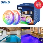 2-PACK Sansi Led Pool Lights Rgb Submersible For Inground Above IP68 New. Price: $26.99.
