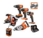18V Cordless Combo Kit (6-TOOL) With (1) 2.0 Ah Battery, Charger And Bag New. Price: $315.00.