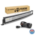 Skyworld 32 Inch 405W Led Light Bar Curved Flood Spot Combo Beam Work New. Price: $107.51.