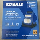 Kobalt 4000-LUMEN Portable Led Detachable Work Light 5286606 New. Price: $44.99.
