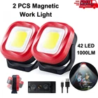 Pcs Magnetic Work - 42 Led 1000LM Rechargeable Flashlight For Emergency New. Price: $40.03.
