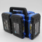 Kobalt 24 Volt 6 Slot Battery Caddy Carrying Case Holder New. Price: $26.59.