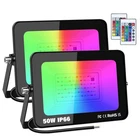 Rigidon 2 Pack 50W Led Flood Light Outdoor, 16 Colour Changing IP66 Waterproo... New. Price: $45.27.