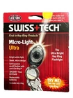 Swiss Tech Micro-light Ultra Ring Keychain Led Flashlight Silver New. Price: $9.00.