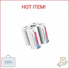 Tenergy Combo: 4 Pcs Premium D Size Rechargeable Batteries High Capacity 10000MA New. Price: $37.87.