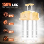 Linkable Led Temporary Work 150W, Construction Jobsite Lights Plug-n-play New. Price: $99.45.