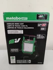 Metabo Hpt 18V Work Light Cordless 4000 Lumen Led UB18DCQ4 Tool Only New. Price: $109.99.
