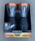 New Duracell Led 11 Lanterns 2 Pack Nib 1000 Lumens Open. Price: $34.99.