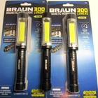 Set Of Work Light Braun Cob Led 300 Lumens W/ Magnetic Base, Aa Included New. Price: $40.00.