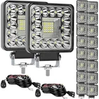 Led Work Lights For Tractor, 18PCS 4 Inch Spot Pods With 2 Wiring H... New. Price: $180.57.