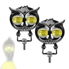 2PCS Motorcycle Led Work Lamp Dual Color High/low Beam Head Off-road Drivin... New. Price: $50.04.