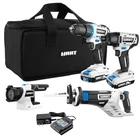 Hart 20V Cordless Tool Combo Kit + Batteries Charger (HPCK412B) Open. Price: $149.66.