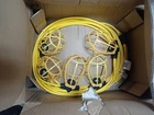 Voltec 08-00190 100 Ft. Light String 12/3 10-SOCKET W/plastic Shades New Box Open. Price: $219.99.