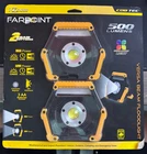 2-PACK **floodlights 500 Lumens** Handheld / Kickstand By Farpoint Work New. Price: $30.00.