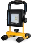 Rechargeable Led Work LIGHTS,10W 2200MAH,600LUMENS Portable Tiltable Waterproof New. Price: $37.99.