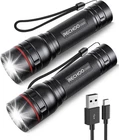 Rechoo Rechargeable Flashlights High Lumens, 2 G1000 Super Pack, Black New. Price: $28.88.