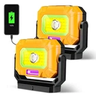 2PACK Magnetic Work Light, 1200LM Cob Led Rechargeable With 15 Lig... New. Price: $60.03.