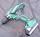 New No Box 1/2" Metabo Hpt DV18DGL Rechargeable Hammer Drill + Bsl 1815 Battery. Price: $49.76.