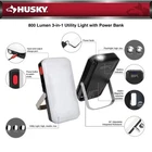 Husky Lumen 3-IN-1 Rechargeable Utility Light With 10000 Mah Power BANK#14591529 New. Price: $14.99.