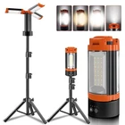Rechargeable 12000MAH Camping Light With Adjustable Stand Orange&black New. Price: $111.98.