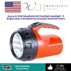 Dorcy 41-1047 Handheld Flashlight Spotlight 9 Bright Leds, Aa Batteries New. Price: $19.99.