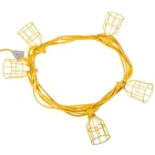 50 Ft. 12/3 Sjtw 5-LIGHT Metal Guards Temporary Stringer, Yellow New. Price: $119.14.
