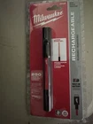 Milwaukee 2010R Rechargeable 250 Lumens Penlight With Laser New. Price: $44.99.
