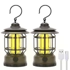 Rechargeable Portable Led Camping Lanterns, Vintage Style Tabletop Lantern, S... New. Price: $36.97.