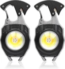 Makdak 2PC Keychain Flashlight Rechargeable Cob Work 7 Modes 1600 New. Price: $24.81.