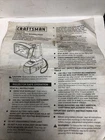 Craftsman Genuine 15.6V Worklight-flashlight Manual 981976-001 Multi Lingual New. Price: $8.99.