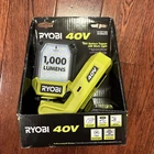 Ryobi 40V Cordless Battery Topper Led Work Light (tool Only) RY40WL01B New. Price: $36.00.