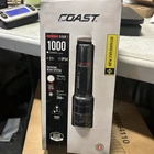 Coast 1000 Lumens Rechargeable Dual Power IP54G56R New. Price: $19.99.