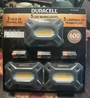 Duracell Led Battery Operated Work Lights 600 Lumens 4 Modes Set Of 3 New. Price: $47.99.