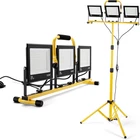 30000 Lumen Work Lights With Stand, Adjustable Head Led Light, New. Price: $81.71.