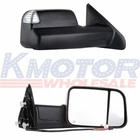 Black Pair Power Heated Towing Mirrors For Ram 1500 Pickup Signal Lights Side New. Price: $169.97.